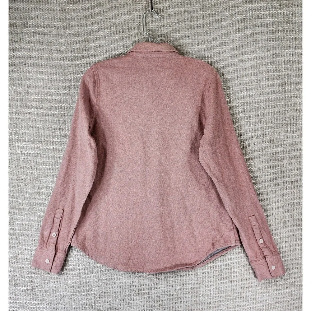 Harley Davidson Chrome Warrior Melange Shirt Womens S Pink Button Up‎ Flannel